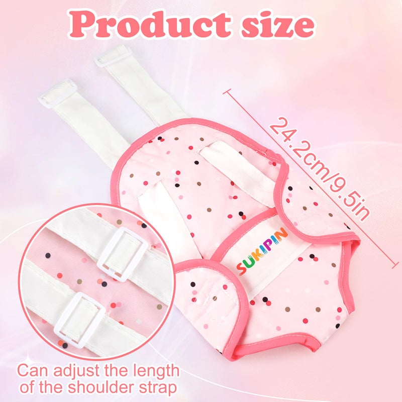 SUKIPIN Baby Doll Playsets for Girls  Baby Doll with Accessories Set for Girls 3-5  Baby Doll Set for 3 4 5 Year Old Girls Gifts  Stocking Stuffers for Toddlers Kids (Doll Playset) - Image 3